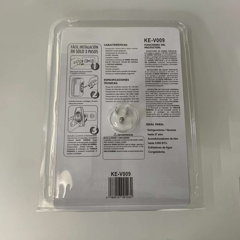 Three Pin South American Voltage Protector