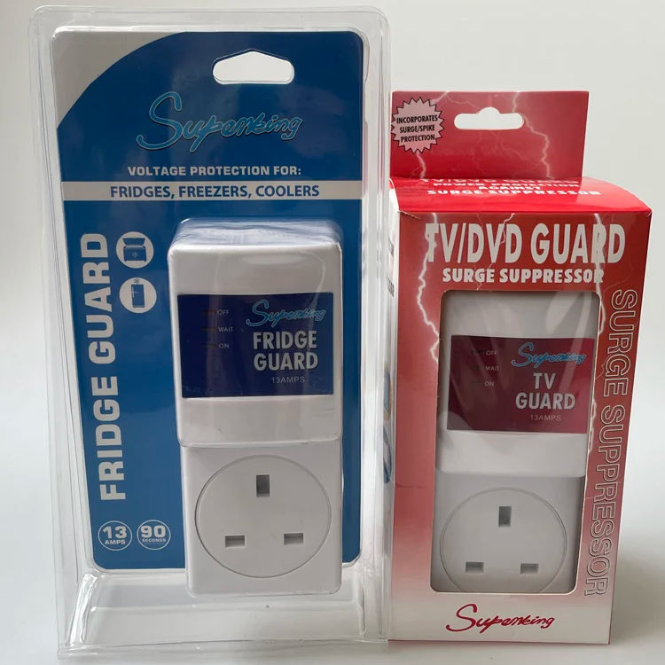 Protector de voltaje de enchufe multitipo para refrigerador/congelador