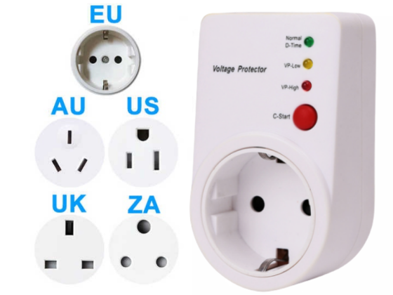 High-current Multi-type Socket A/C Edge TV Guard