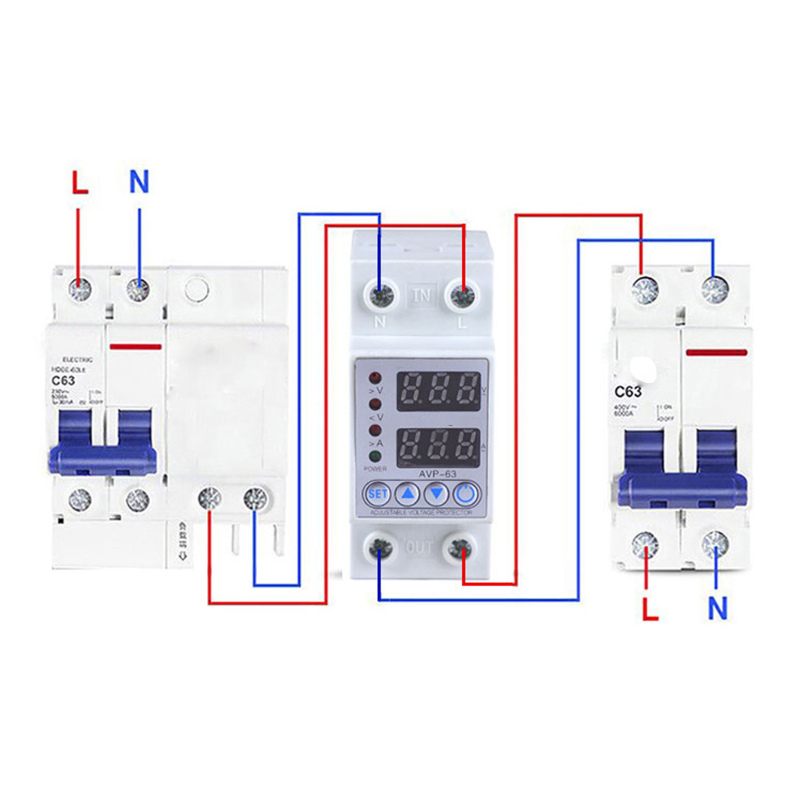 コンパクトなユニバーサル電圧および電流プロテクター
