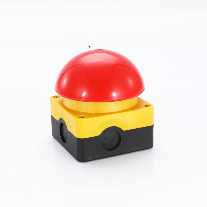 Factory direct supply of foot and palm switches 1NO 1NC red IP67 mushroom head