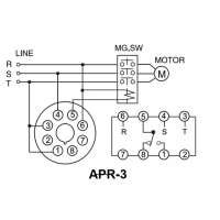 Hot Selling Premium Durable Material 3 Phase Voltage Monitoring Relay Phase Sequence Protector