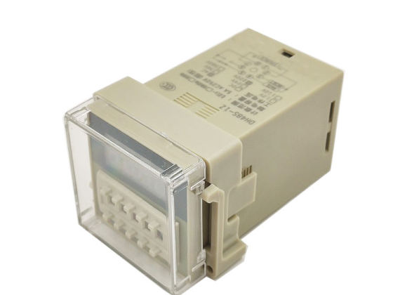 Professional Manufacturers Provide Programmable DH48S Time Relays with DC12V Sockets Miniature PROTECTIVE Sealed 3 Years 100g