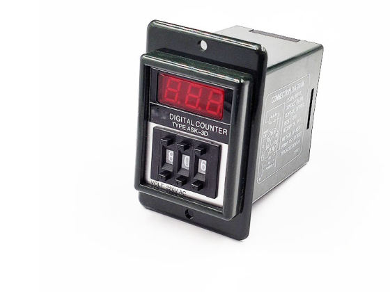 Professional manufacturers directly supply time relays with ASK-3D preset toggle counters