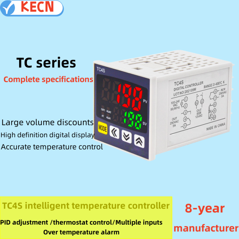 High quality temperature manager temperature controller TC4S dual output