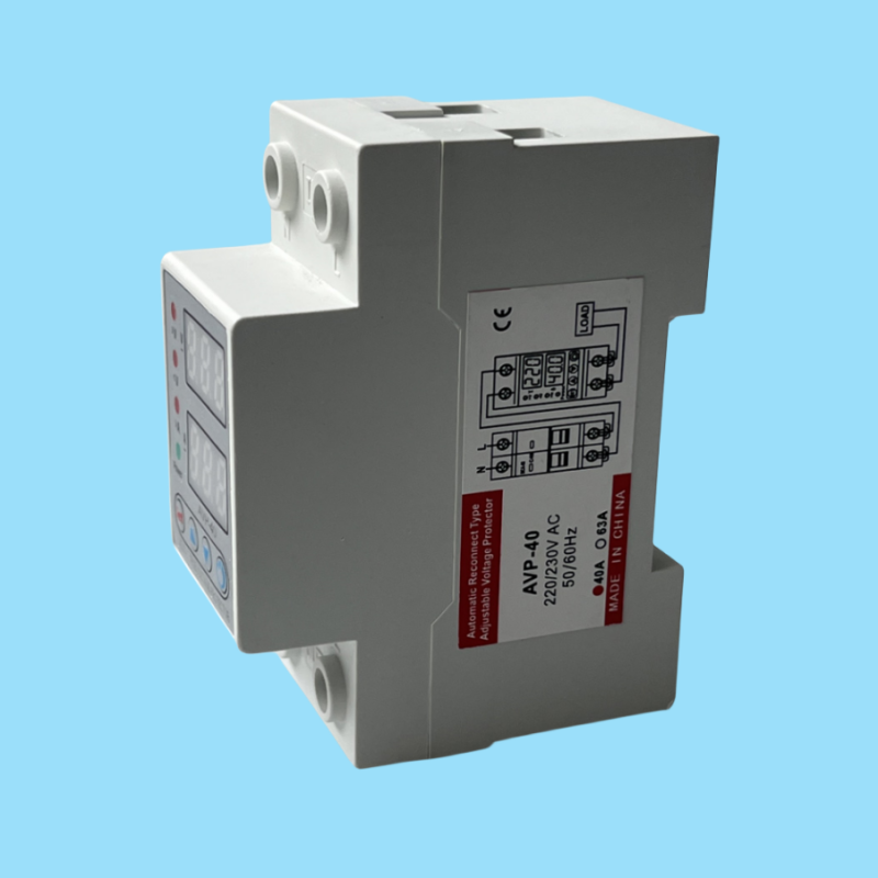 AVP-40 active protection voltage relay control undervoltage protector 230V 40A over-voltage and over-current protection device