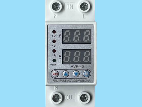 AVP-40 active protection voltage relay control undervoltage protector 230V 40A over-voltage and over-current protection device