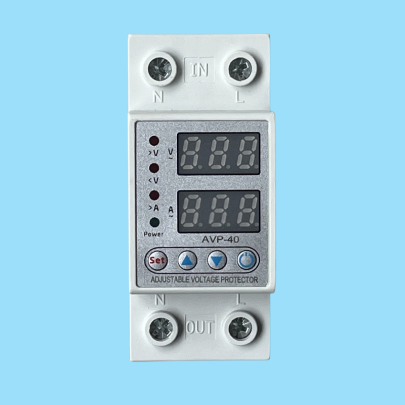 AVP-40 active protection voltage relay control undervoltage protector 230V 40A over-voltage and over-current protection device