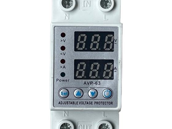 Ventes directes du fabricant, garantie de 24 mois, protecteur de surtension et de sous-tension à réinitialisation automatique AVP-63, protecteur de courant