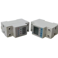 Adjustable overvoltage and undervoltage protection device Din single-phase automatic reconnection protector with voltage display