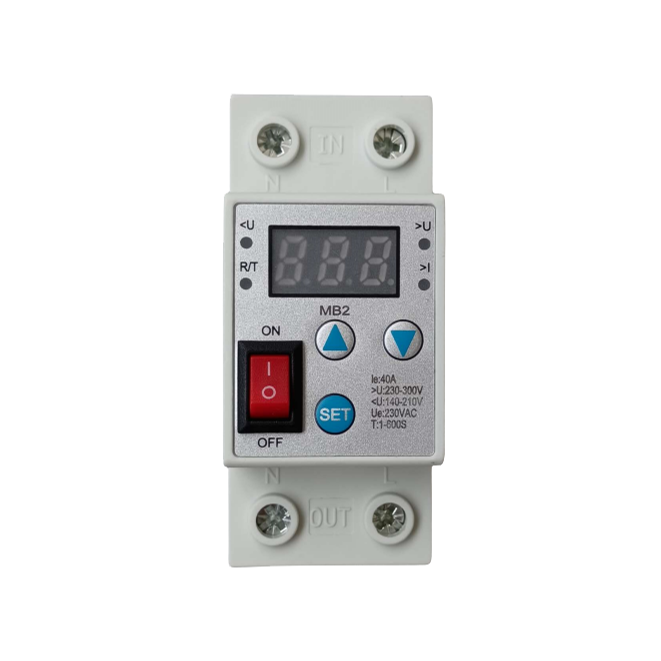 10mA-99mA טווח הגדרה 1P N מגן מתחת למתח למערכת המחוברת לרשת חשמל עבור פוטו-וולטאים