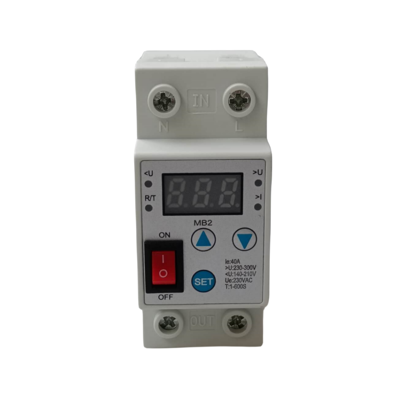 10mA-99mA טווח הגדרה 1P N מגן מתחת למתח למערכת המחוברת לרשת חשמל עבור פוטו-וולטאים
