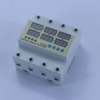 three-phase digital display adjustable current over/under voltage protector