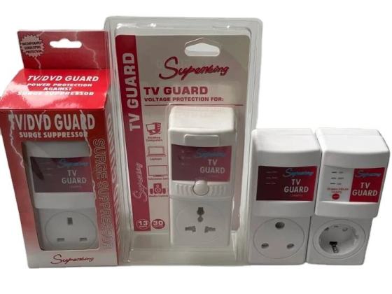 Електронна защита от пренапрежение телевизор/DVD/ХЛАДИЛНИК ПАЗАЧ Британски стандарт за защита от напрежение на щепсела