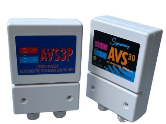 AVS30 overvoltage and undervoltage protectors for air conditioning, freezers, refrigerators, and coolers