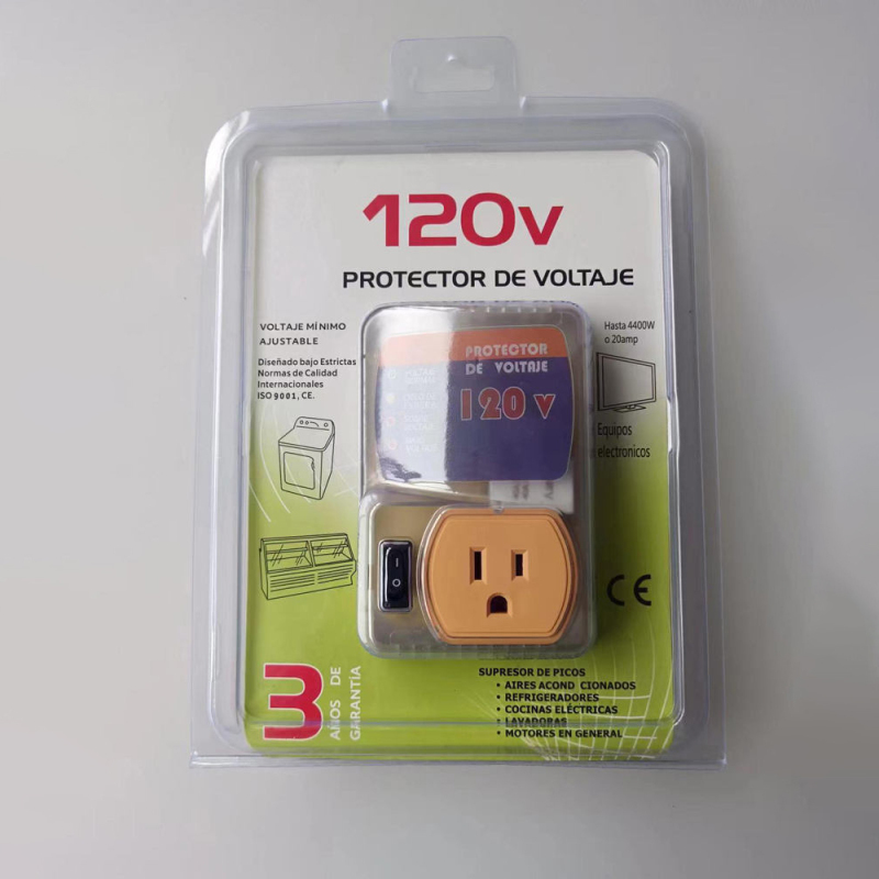 V010-120V Mỹ Điều Hòa Không Khí Có Thể Điều Chỉnh Điện Áp Bảo Vệ Hộ Gia Đình Bảo Vệ 1 Pha AC 2 Năm 20A 120V 50/60hz