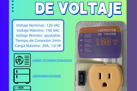 ปกป้องเครื่องใช้ในบ้านของคุณด้วยอุปกรณ์ป้องกันแรงดันไฟฟ้า เคอี-V010-120V