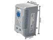 KTS011 Industrial cabinet temperature controller