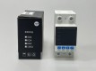 Dual display overvoltage and undervoltage protector