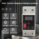 Single display self resetting overvoltage and undervoltage protector