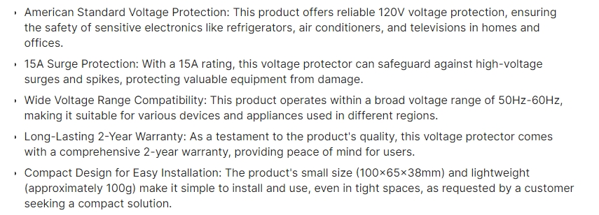 ‌High-Visibility Surge Protector‌