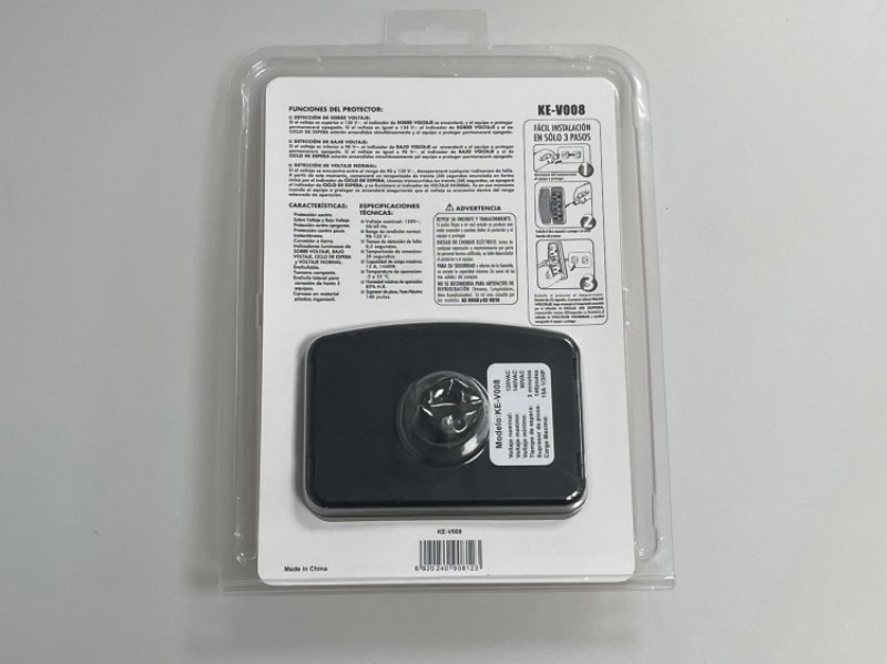 V008-120VblackPelindung tegangan Amerika