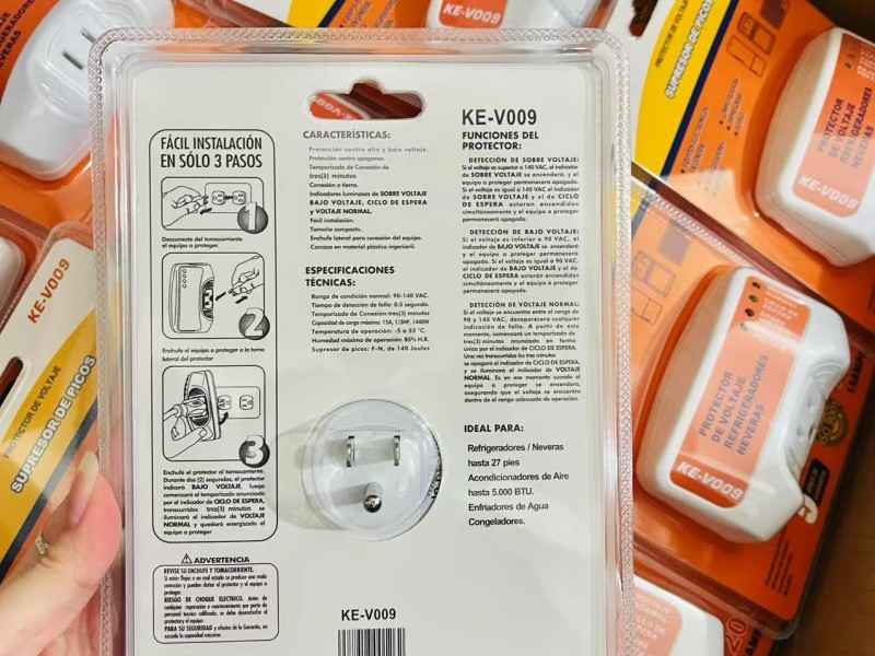 orangeV009-120VPelindung tegangan Amerika