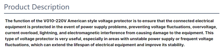 Universal Voltage Protector