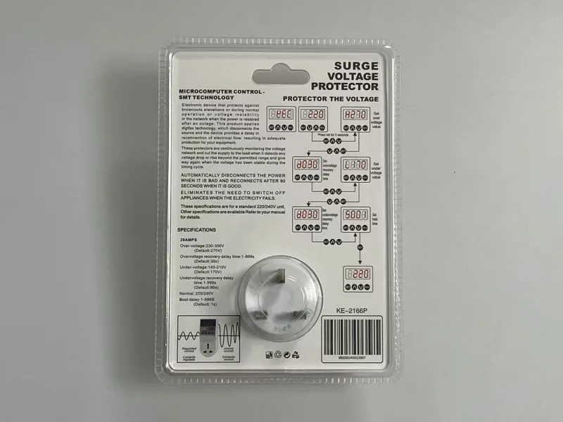 2166P Kiểu AnhBộ bảo vệ điện áp Anh