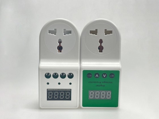 Pelindung tegangan Eropa universal yang dapat disesuaikan secara digital 2166D