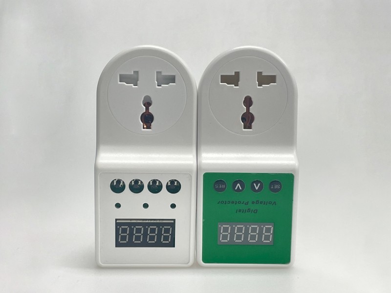 Pelindung tegangan Eropa universal yang dapat disesuaikan secara digital 2166D
