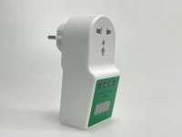 Pelindung tegangan Eropa universal yang dapat disesuaikan secara digital 2166D