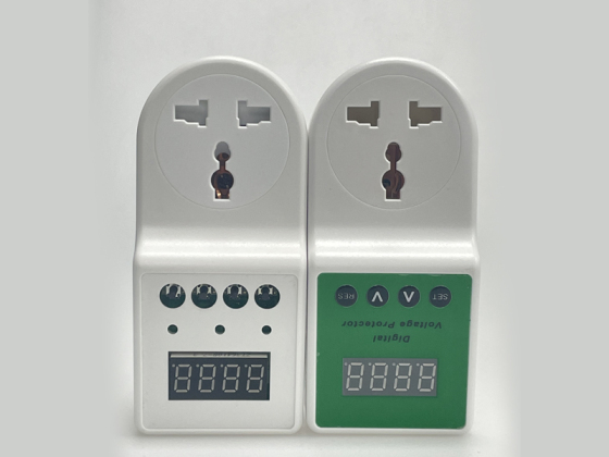 2166D pelindung tegangan universal gaya Eropa yang dapat disesuaikan secara digital