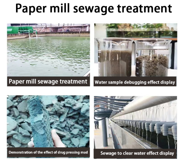 Papermaking sewage flocculant