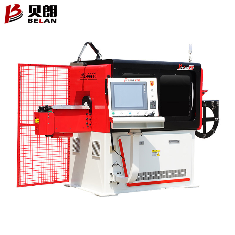 6 Axis High Precision CNC Automatic Iron Wire Bending Machine 2.5-6mm