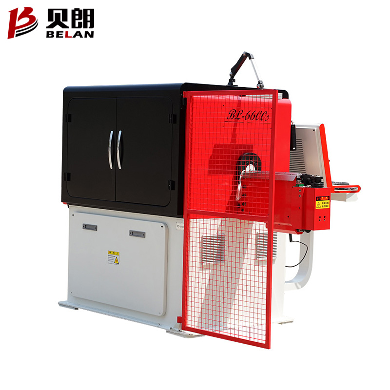 6 Axis High Precision CNC Automatic Iron Wire Bending Machine 2.5-6mm