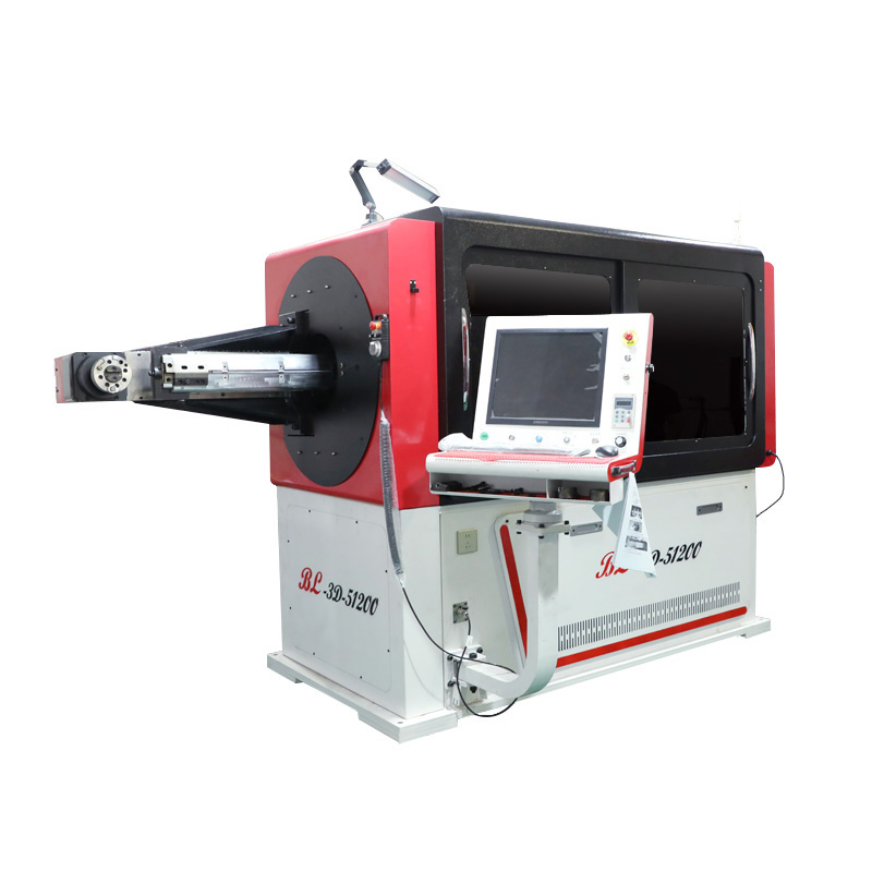 Head Rotation 3D CNC Metal Wire Bending Machine 5-12mm