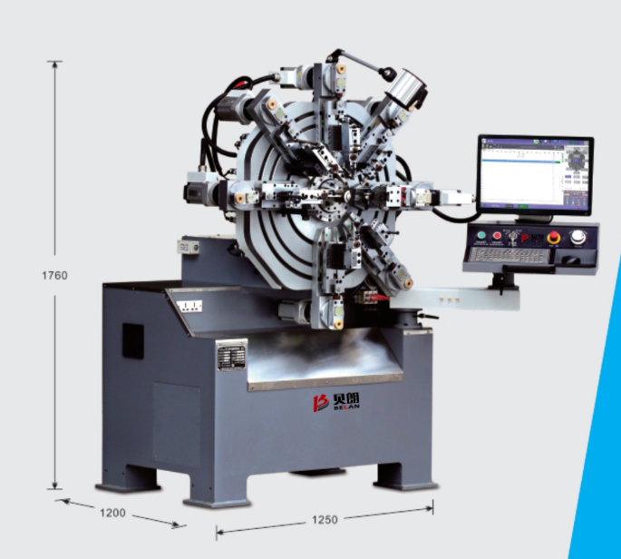 Efficient Spring Coiling Machine for Fine Wires (Φ0.2mm-Φ2.0mm) – Ideal for Small Springs!