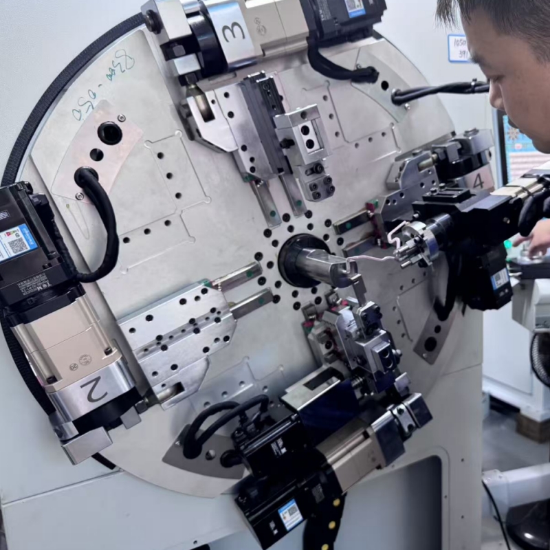 Mesin Bending Cetakan Penghilang Cat Kumparan Induktansi Kawat Tembaga CNC