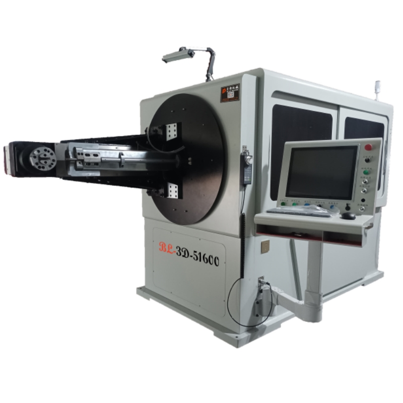 5-Axis CNC Wire Bender for Large-Diameter Steel Wire (8-16mm)