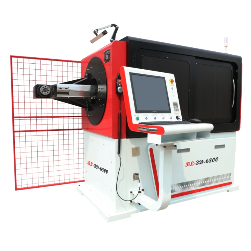 Automatic 3D CNC Wire Bending Machine (3.0-8mm, 6-Axis Control)