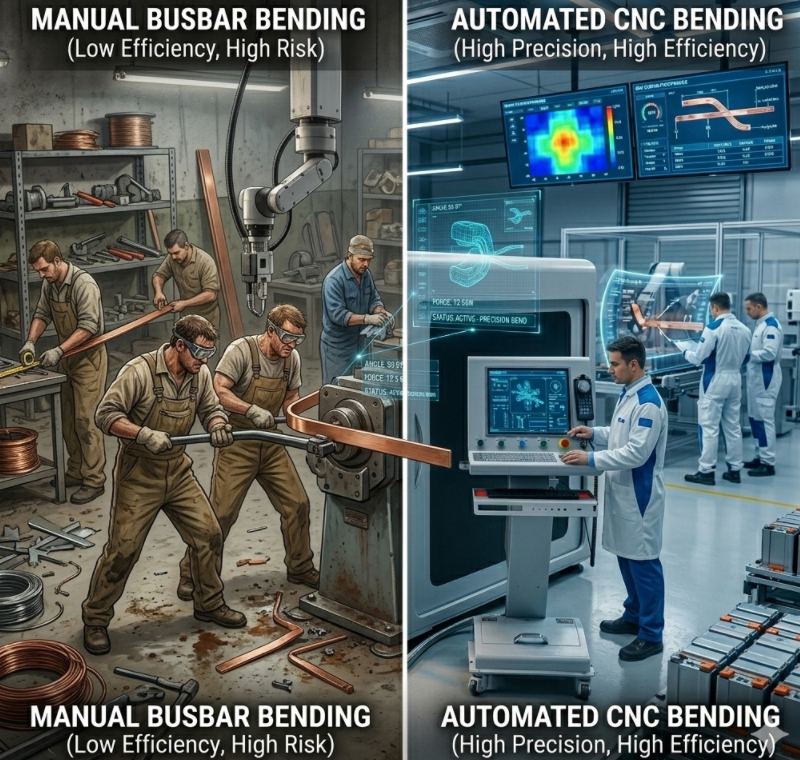 2026 Guide to Choosing a Copper & Aluminum Busbar Bending Machine for EV Industry