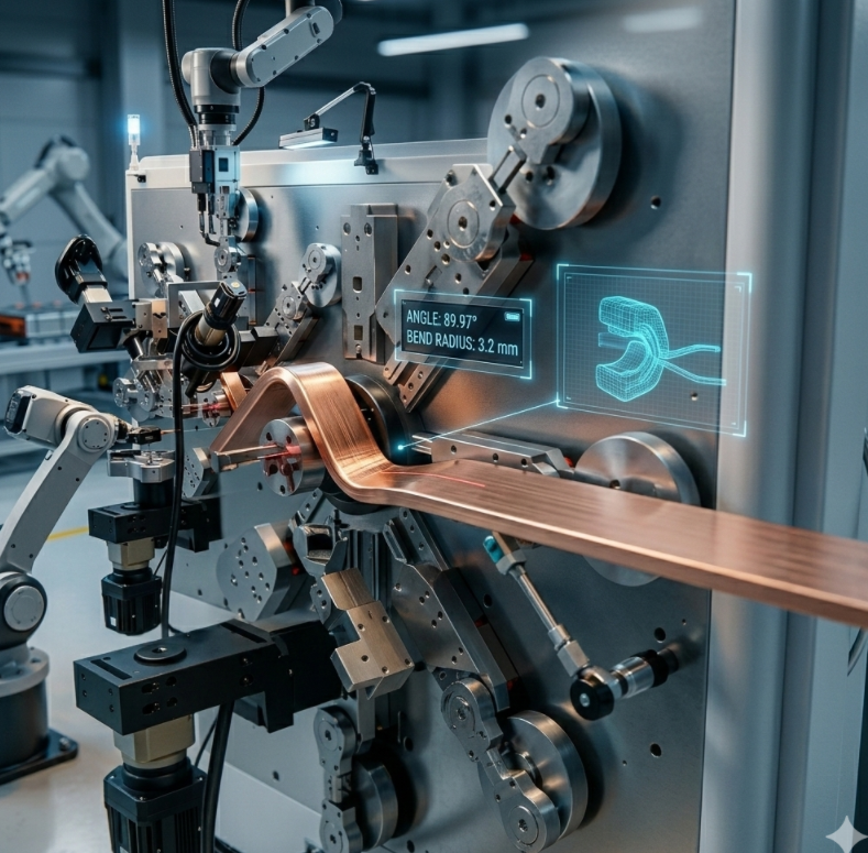 aluminum busbar bending machine