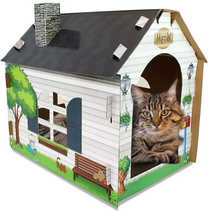 The Ultimate Guide to Cat Cardboard Houses: Cozy, Durable & Eco-Friendly Solutions for Your Feline Friend