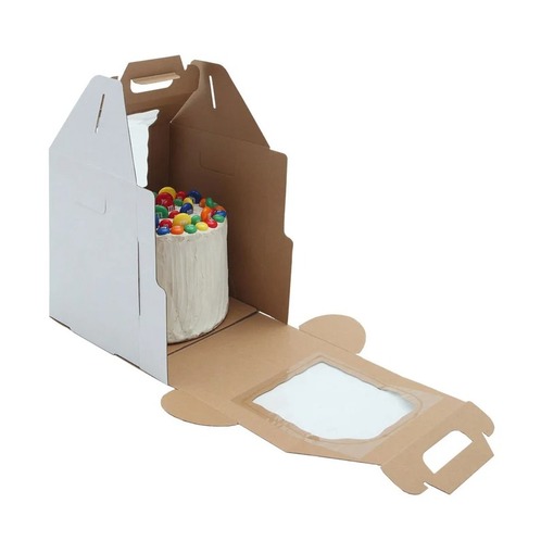 Printed cardboard mailbox