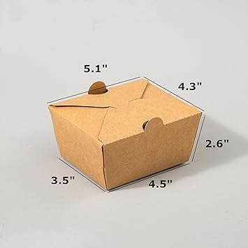Custom printed takeout containers