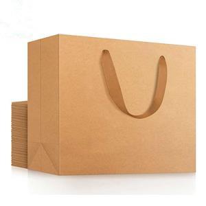 Verbeter je winkelervaring: stevige en milieuvriendelijke boodschappentassen van kraftpapier.