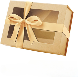 Высококачественная магнитная подарочная коробка из крафт-бумаги: идеальное сочетание экологичности, долговечности и элегантности.