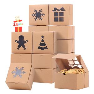 Высококачественные коробки для выпечки с окошком: экологичные, маслостойкие и готовые к сборке.