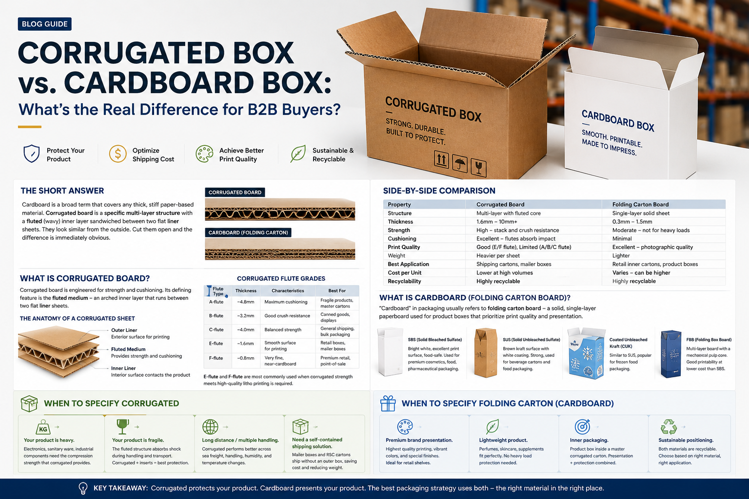 Corrugated Box vs Cardboard Box